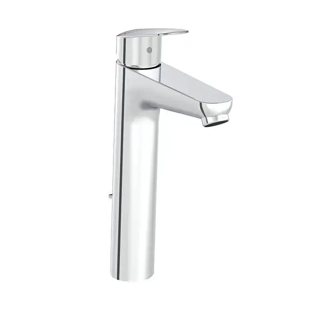 Miscelatore lavabo alto con piletta pop-up cromato Flow Round Vitra Miscelatore lavabo alto con piletta pop-up cromato Flow Round Vitra Echome Aanbieding