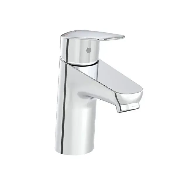 Goedkoop Miscelatore lavabo cromato Flow Round Vitra Miscelatore lavabo cromato Flow Round Vitra Echome