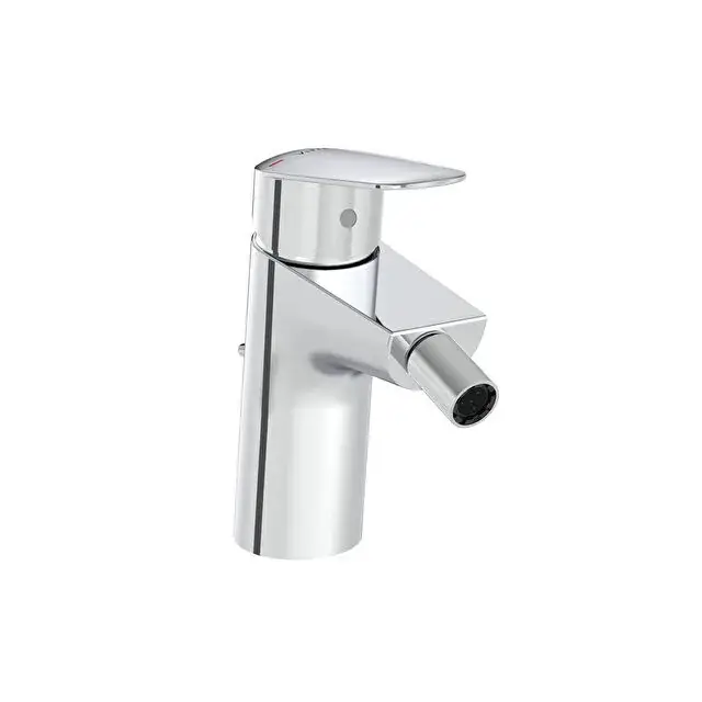 Gereduceerde Prijs Miscelatore bidet con piletta pop-up cromato Flow Round Vitra Miscelatore bidet con piletta pop-up cromato Flow Round Vitra Echome