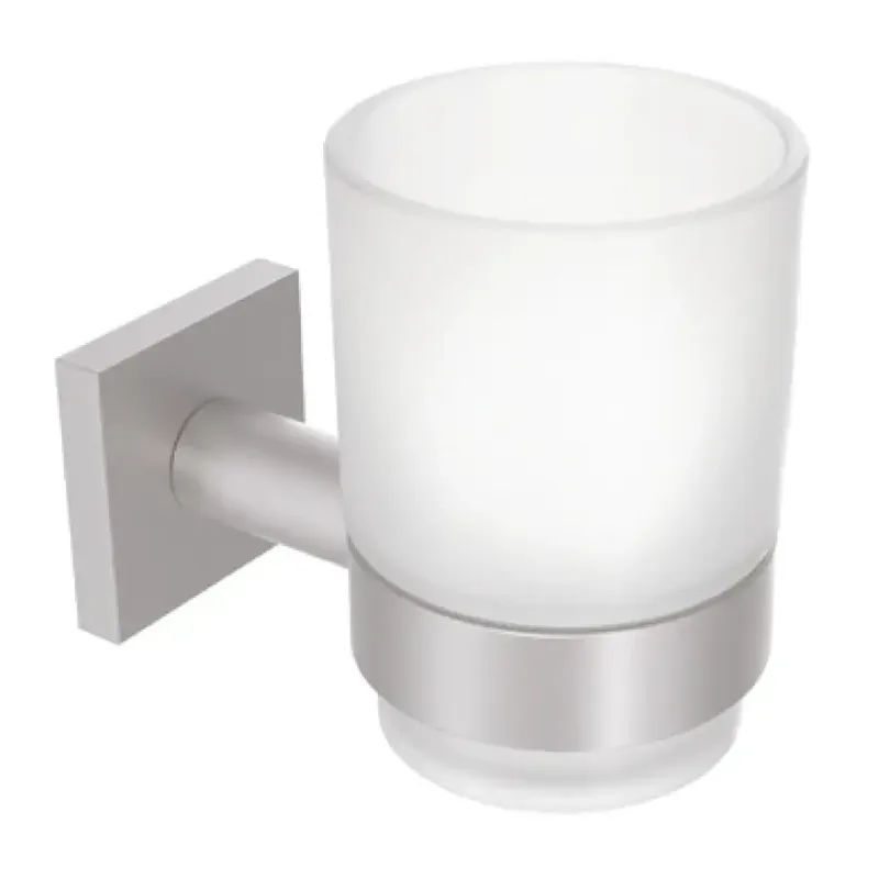 Porta spazzolini per il bagno in acciaio inox satinato Hotel Maison Metaform Porta spazzolini per il bagno in acciaio inox satinato Hotel Maison Metaform Echome Alleen Vandaag