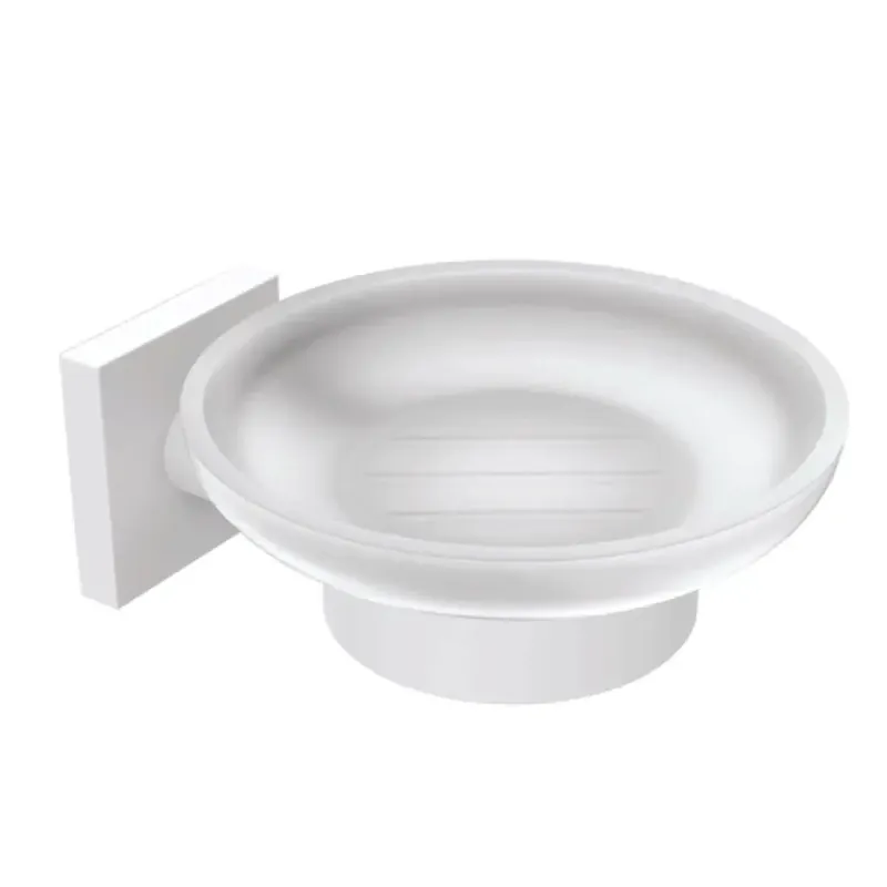 Nu Kopen Porta sapone per il bagno in acciaio bianco opaco Hotel Maison Metaform Porta sapone per il bagno in acciaio bianco opaco Hotel Maison Metaform Echome