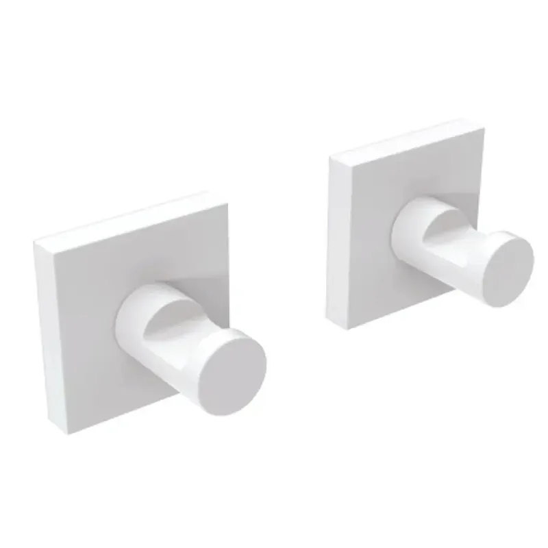 Beperkt Aanbod Coppia appendini bagno in acciaio bianco opaco Hotel Maison Metaform Coppia appendini bagno in acciaio bianco opaco Hotel Maison Metaform Echome
