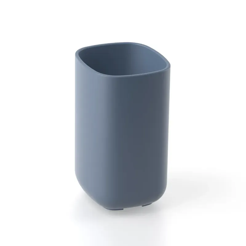Porta spazzolini in resine termoplastiche Pod indaco opaco Metaform Porta spazzolini in resine termoplastiche Pod indaco opaco Metaform Echome Voordeelprijs