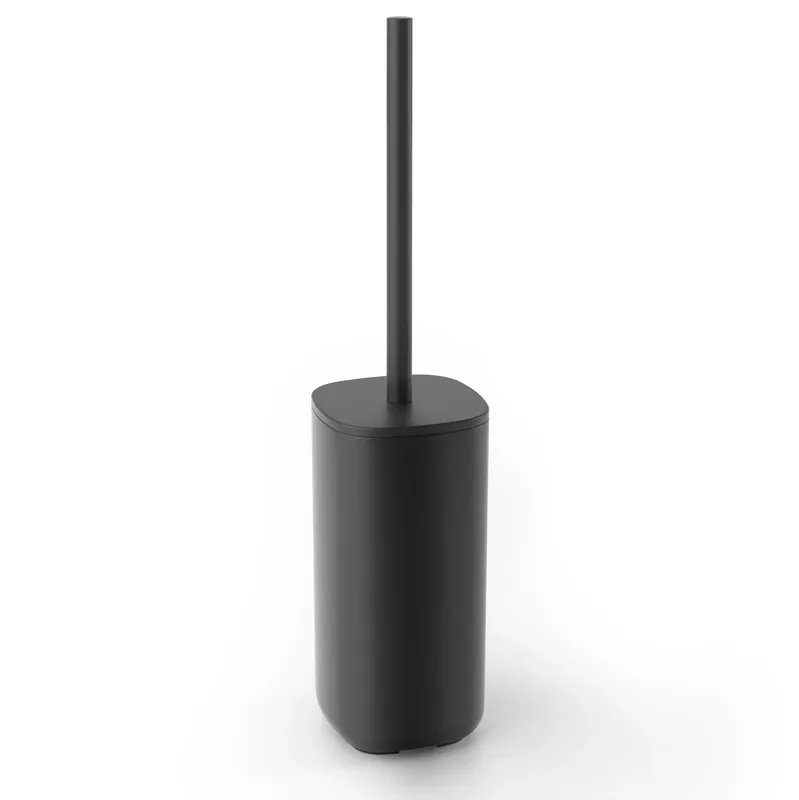 Laatste Versie Porta scopino in resine termoplastiche Pod nero opaco Metaform Porta scopino in resine termoplastiche Pod nero opaco Metaform Echome