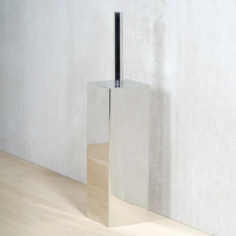 Flitsaanbieding Porta scopino in acciaio inox lucido Zeus Metaform Porta scopino in acciaio inox lucido Zeus Metaform Echome