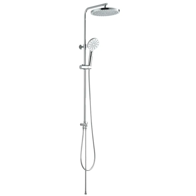 Colonna doccia tonda con deviatore T-Shower New Teorema Colonna doccia tonda con deviatore T-Shower New Teorema Echome Gereduceerde Prijs