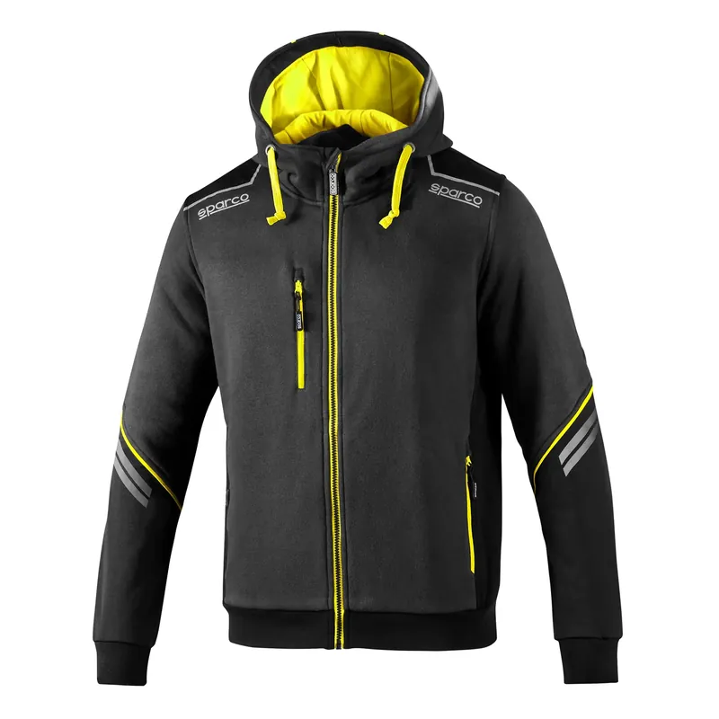 Felpa tecnica full zip con cappuccio grigia e gialla Tech Hooded Colorado Sparco Felpa tecnica full zip con cappuccio grigia e gialla Tech Hooded Colorado Sparco Echome Dagaanbieding