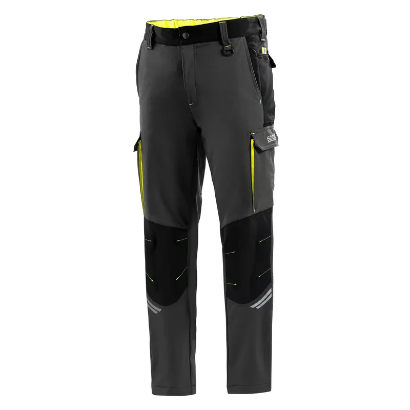 Nu Kopen Pantalone tecnico da lavoro grigio e giallo Oregon Sparco Pantalone tecnico da lavoro grigio e giallo Oregon Sparco Echome