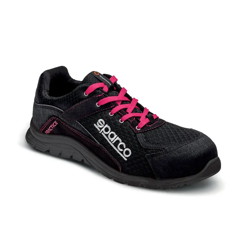 Aanbieding Scarpa antinfortunistica nero e fucsia S1P Practice Jody Sparco Scarpa antinfortunistica nero e fucsia S1P Practice Jody Sparco Echome