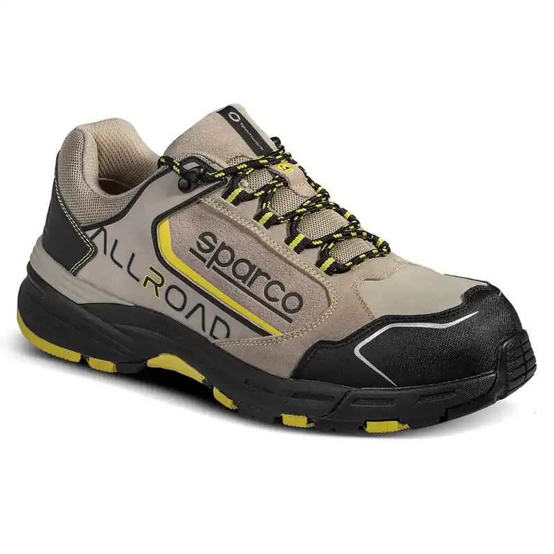 Scarpa antinfortunistica tan e giallo S3 Allroad Roc Sparco Scarpa antinfortunistica tan e giallo S3 Allroad Roc Sparco Echome Dagaanbieding
