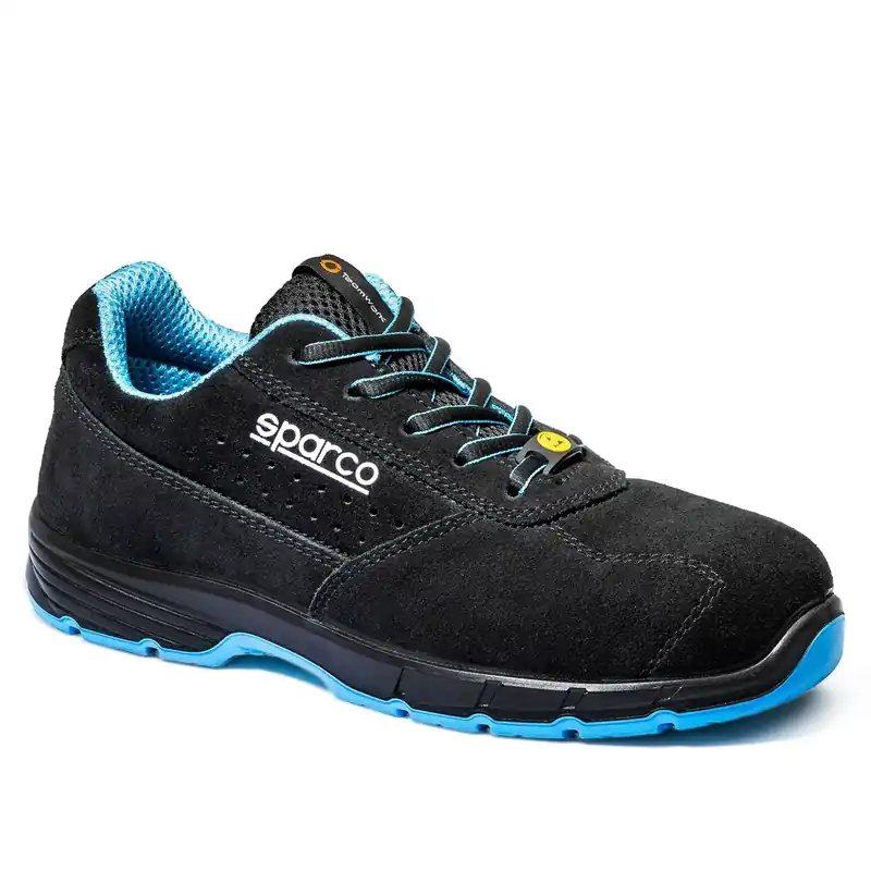 Scarpa antinfortunistica nera e azzurra S1 Challenge Horizon Moreno Sparco Scarpa antinfortunistica nera e azzurra S1 Challenge Horizon Moreno Sparco Echome Weekendaanbieding