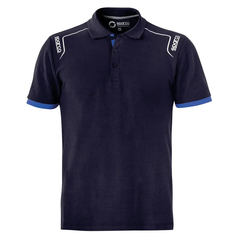 Maglia polo da lavoro blu e azzurro Portland Sparco Maglia polo da lavoro blu e azzurro Portland Sparco Echome Merkproduct