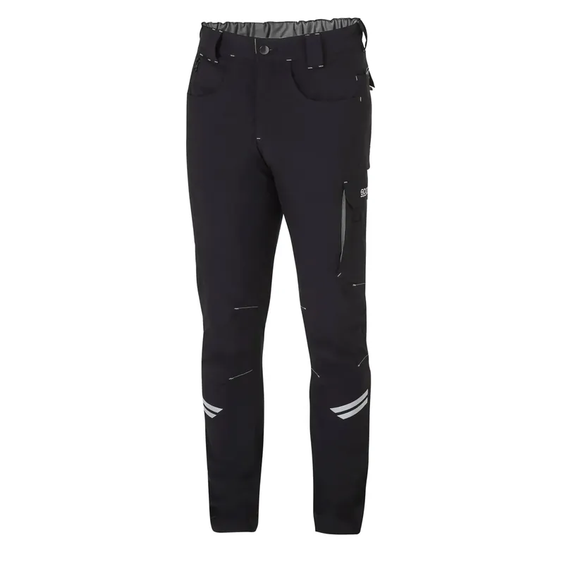 Pantalone tecnico leggero da lavoro nero e grigio Kansas Sparco Pantalone tecnico leggero da lavoro nero e grigio Kansas Sparco Echome Fabrieksprijs