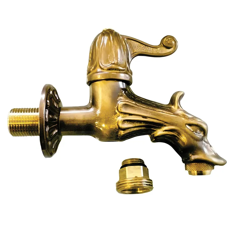 Rubinetto giardino ottone oro per fontanella De Borri Rubinetto giardino ottone oro per fontanella De Borri Echome Direct Verzonden