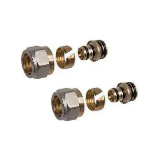 Coppia adattatore dado ogiva per tubo multistrato Tecom Coppia adattatore dado ogiva per tubo multistrato Tecom Echome Merkproduct