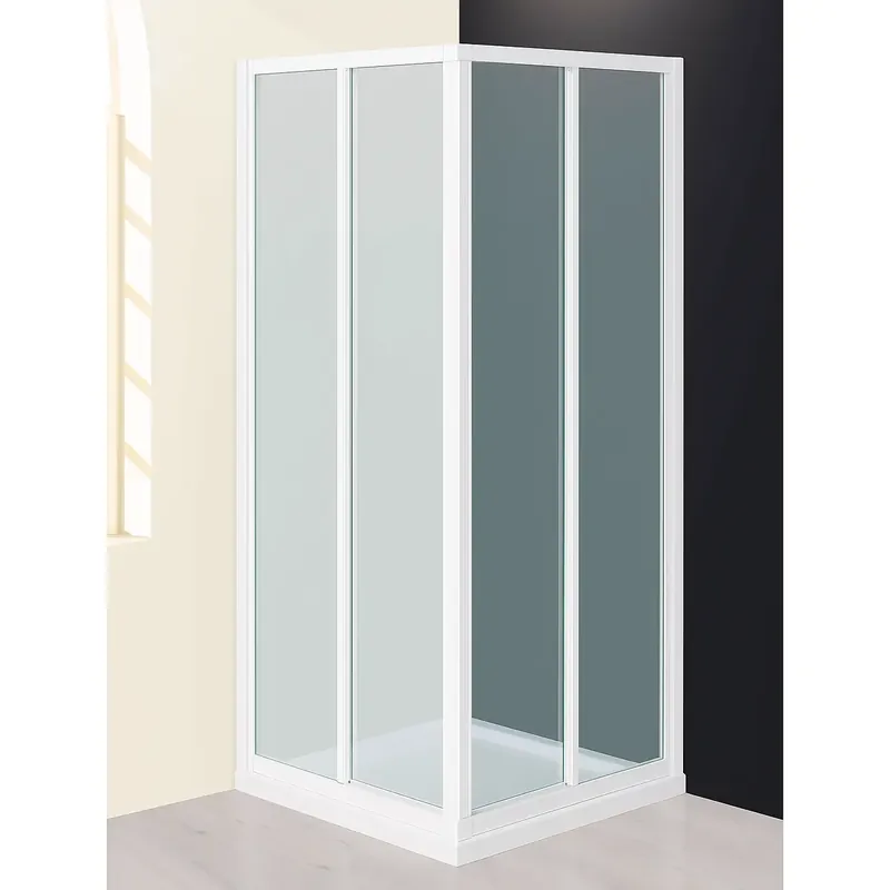 Lage Kosten Lato box doccia angolare ante scorrevoli Emi Emibox Lato box doccia angolare ante scorrevoli Emi Emibox Echome