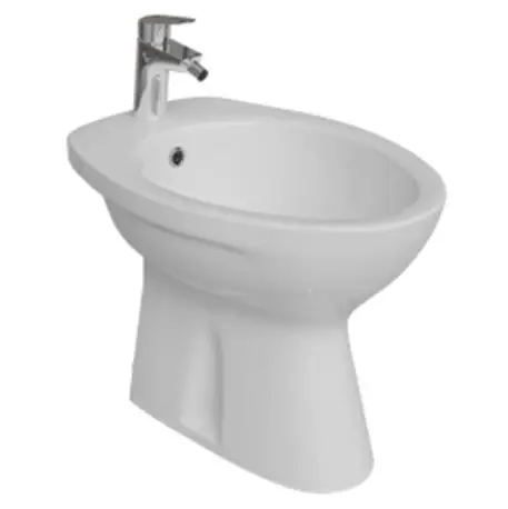 Snelle Levering Bidet bianco pavimento predisposizione 3 fori WC Normus VitrA Bidet bianco pavimento predisposizione 3 fori WC Normus VitrA Echome