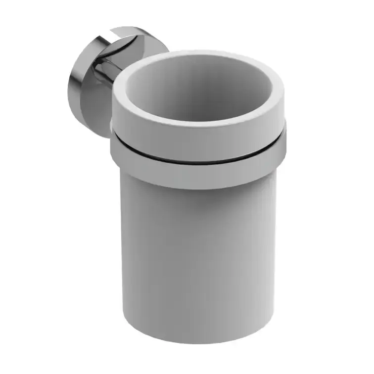 Porta spazzolini per il bagno in acciaio inox lucido Class Metaform Porta spazzolini per il bagno in acciaio inox lucido Class Metaform Echome Must-Have