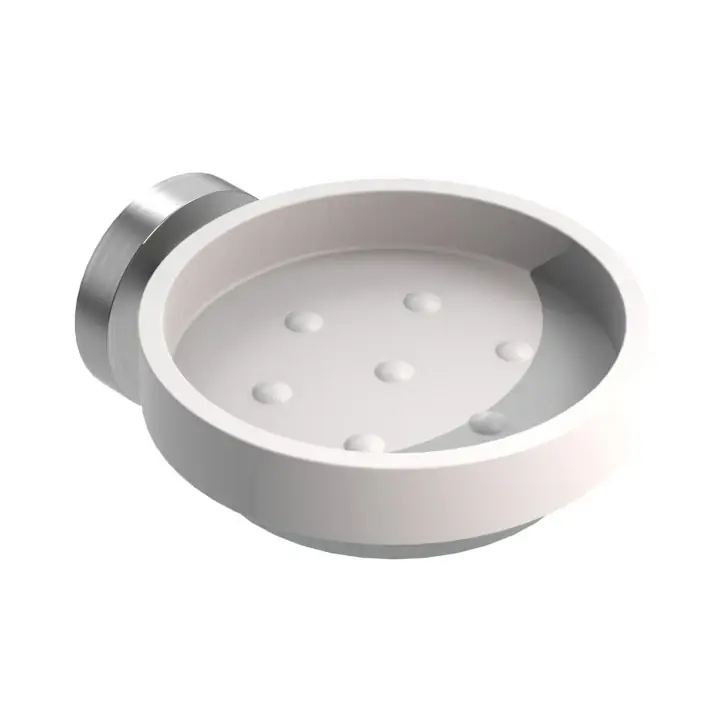 Seizoensaanbieding Porta sapone per il bagno in acciaio inox spazzolato Class Satin Metaform Porta sapone per il bagno in acciaio inox spazzolato Class Satin Metaform Echome