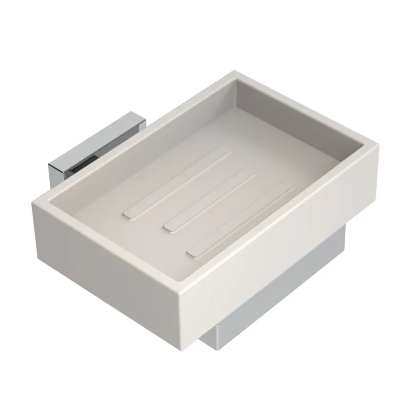Porta sapone per il bagno in acciaio cromato Trend Metaform Porta sapone per il bagno in acciaio cromato Trend Metaform Echome Beste Prijs
