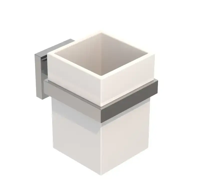Porta spazzolini per il bagno in acciaio cromato Trend Metaform Porta spazzolini per il bagno in acciaio cromato Trend Metaform Echome Superprijs