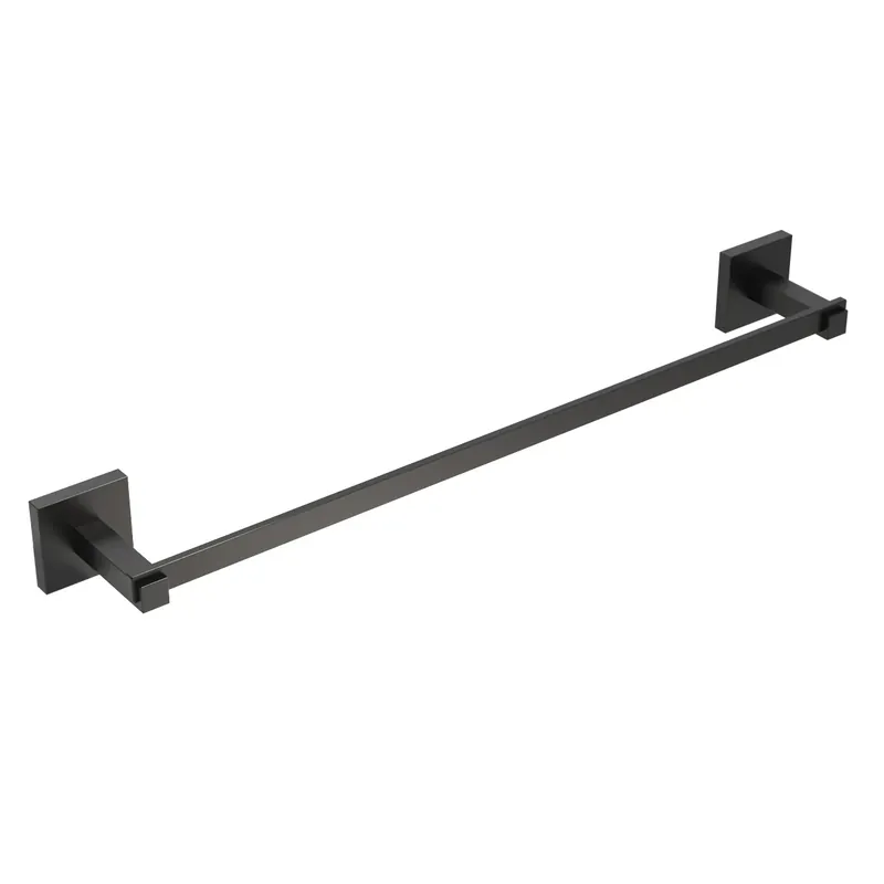 Porta asciugamani 45 cm in acciaio nero opaco Trend Black Metaform Porta asciugamani 45 cm in acciaio nero opaco Trend Black Metaform Echome Bestel Nu