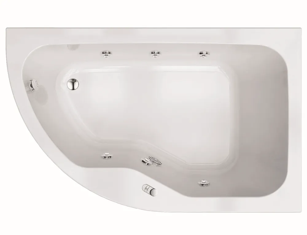 Shop Nu Vasca idromassaggio angolare pop 6J Glass Vasca idromassaggio angolare pop 6J Glass Echome