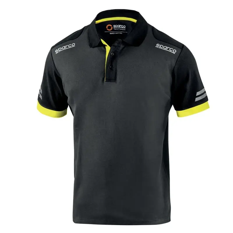 Maglia polo da lavoro grigio e giallo Toledo Sparco Maglia polo da lavoro grigio e giallo Toledo Sparco Echome Korting