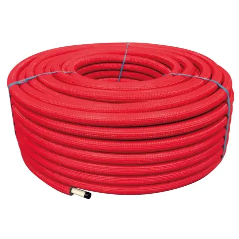 Lage Prijs Tubo multistrato pre-isolato rosso PERT/AL/PERT Isoline Solid 16x2 mm
