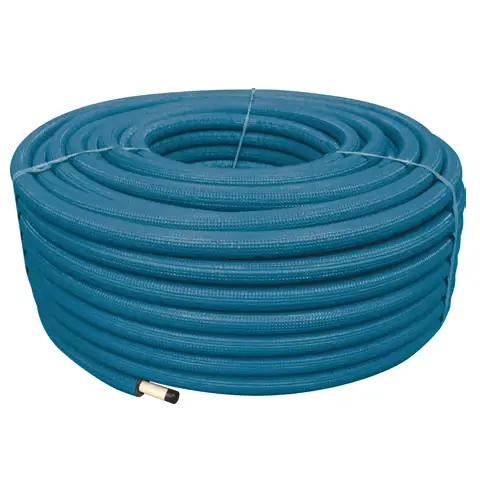 Tubo multistrato pre-isolato blu PERT/AL/PERT Isoline Solid 16x2 mm Express Levering