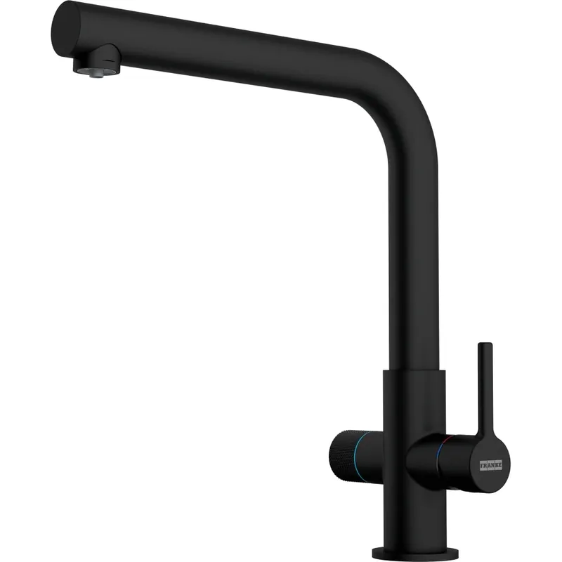 Aanbieding Miscelatore tripla via per filtrazione acqua Lina Clear Water 2.0 L black matt Franke Miscelatore tripla via per filtrazione acqua Lina Clear Water 2.0 L black matt Franke Echome