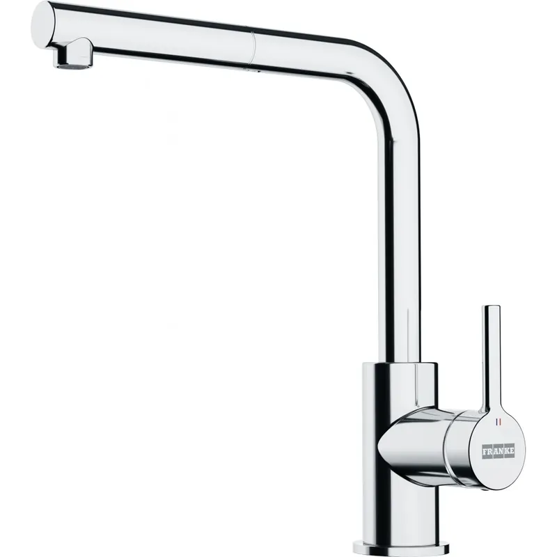 Seizoensaanbieding Miscelatore monocomando girevole cromato con doccetta estraibile Lina L Franke Miscelatore monocomando girevole cromato con doccetta estraibile Lina L Franke Echome