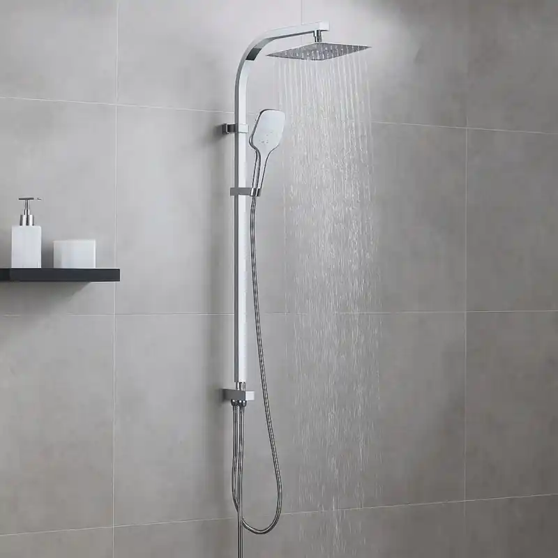 Aanbieding Colonna Doccia Attrezzata Multifunzione Sky in Ottone Cromato Colonna Doccia Attrezzata Multifunzione Sky in Ottone Cromato Echome
