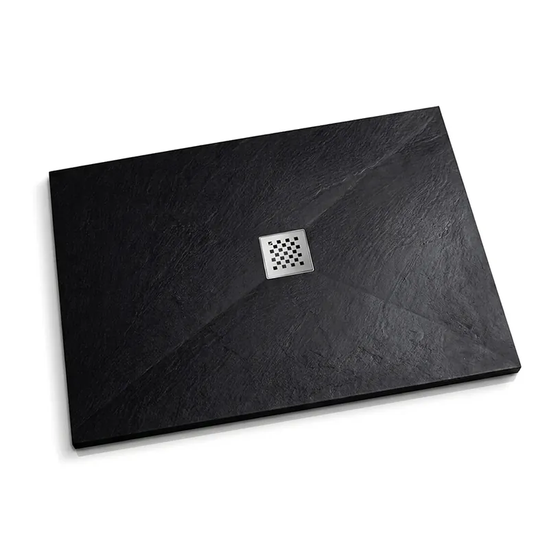 Bestel Nu Piatto Doccia in Mineralmarmo Antracite Aquanos – Altezza 3 cm Ultrasottile con Installazione Filo Pavimento o Appoggio Piatto Doccia in Mineralmarmo Antracite Aquanos – Altezza 3 cm Ultrasottile con Installazione Filo Pavimento o Appoggio Echome