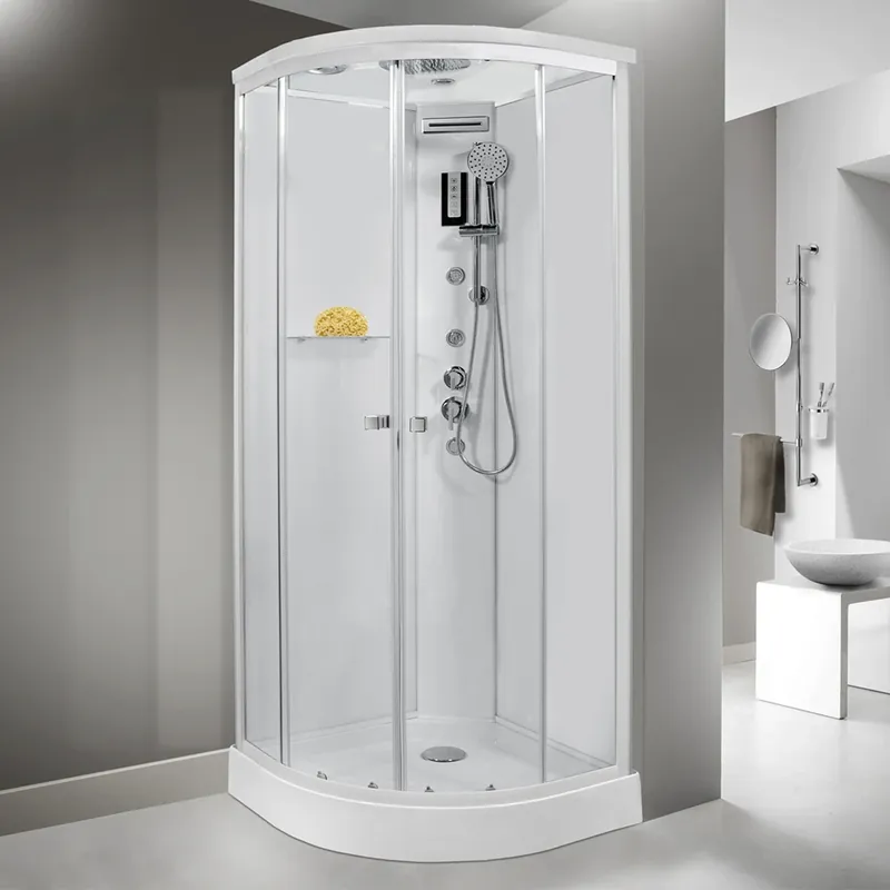 Op = Op Doccia Multifunzione Semicircolare JELEL con Idromassaggio e LED Doccia Multifunzione Semicircolare JELEL con Idromassaggio e LED Echome