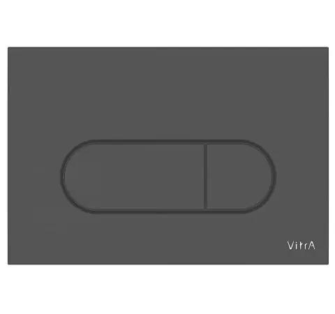 Populair Placca di Comando WC con doppio pulsante VitrA Root Round Placca di Comando WC con doppio pulsante VitrA Root Round Echome