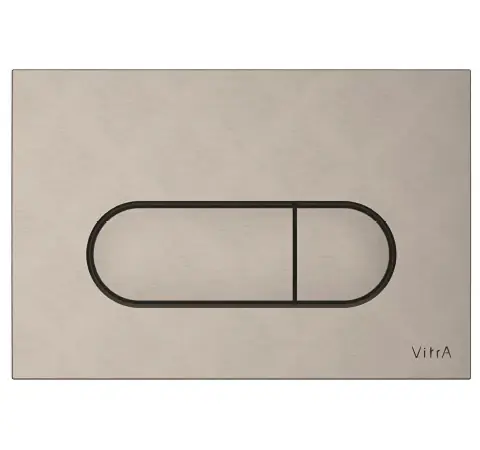 Placca di Comando WC con doppio pulsante VitrA Root Round Placca di Comando WC con doppio pulsante VitrA Root Round Echome Flitsaanbieding