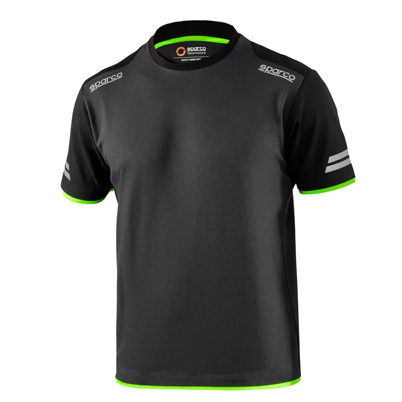 Merkproduct T-shirt da Lavoro tecnica Grigio-Verde Tucson Sparco T-shirt da Lavoro tecnica Grigio-Verde Tucson Sparco Echome