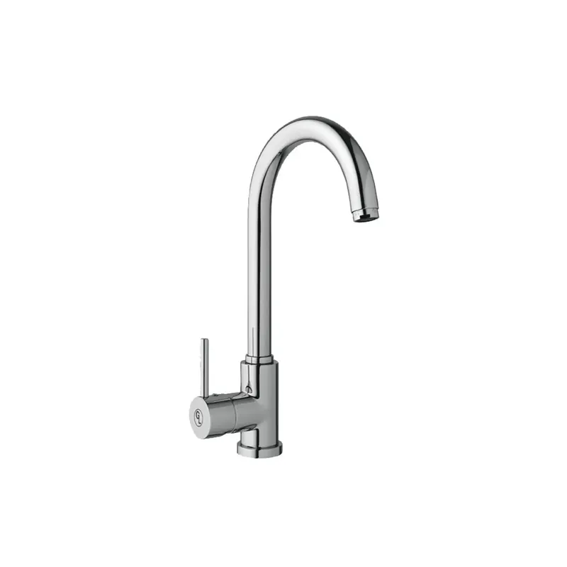 Flitsaanbieding Miscelatore cromato per lavello con canna a ponte girevole Art. 1120 Dolly Gaboli