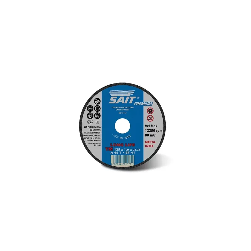 Laatste Kans Disco per metallo 230x2,0mm Metal A46T TM Sait