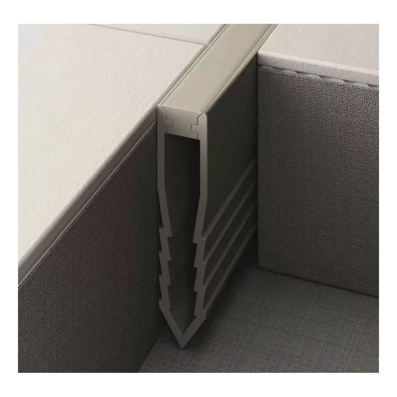 Giunto di dilatazione in PVC co-estruso lunghezza 270cm Art. 99800.270 Projoint Dil Profilpas Bestel Nu