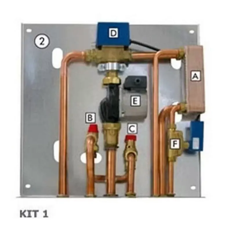 Direct Verzonden Kit 1 preassemblato per caminetti e termostufe Edilkamin
