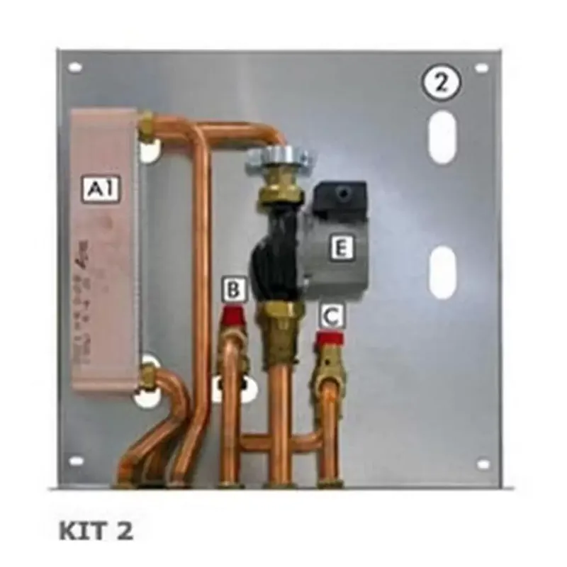 Laatste Kans Kit 2 preassemblato per termocamini e termostufe Edilkamin