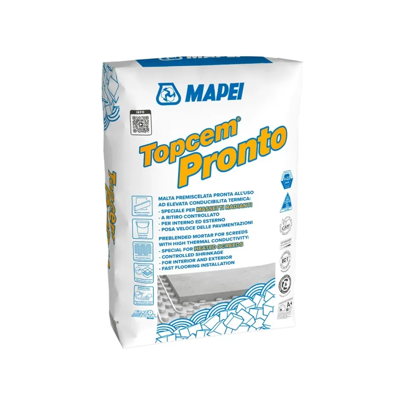 Aanbieding Malta premiscelata per massetti 25KG Topcem Pronto Mapei