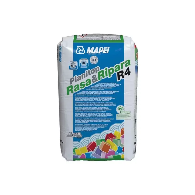 Malta cementizia per calcestruzzo 25KG Planitop Rasa & Ripara R4 Mapei Gecertificeerd
