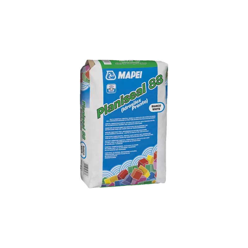 Malta cementizia osmotica grigia per impermeabilizzazione 25kg Planiseal 88 Mapei Bestseller