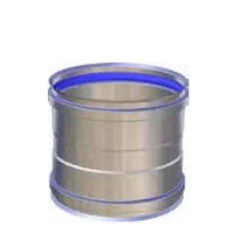 Doppio bicchiere acciaio M-F 200mm AISI 316 Polymaxacciai Express Levering