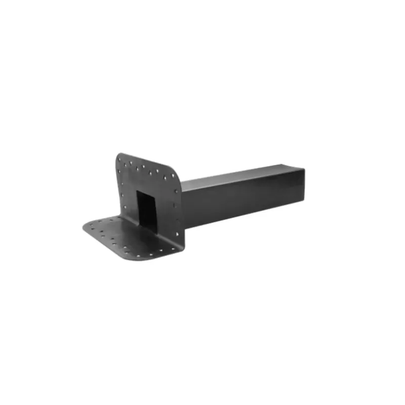 Bocchettone di scarico quadrato angolare 100mm Dakota Finale Uitverkoop