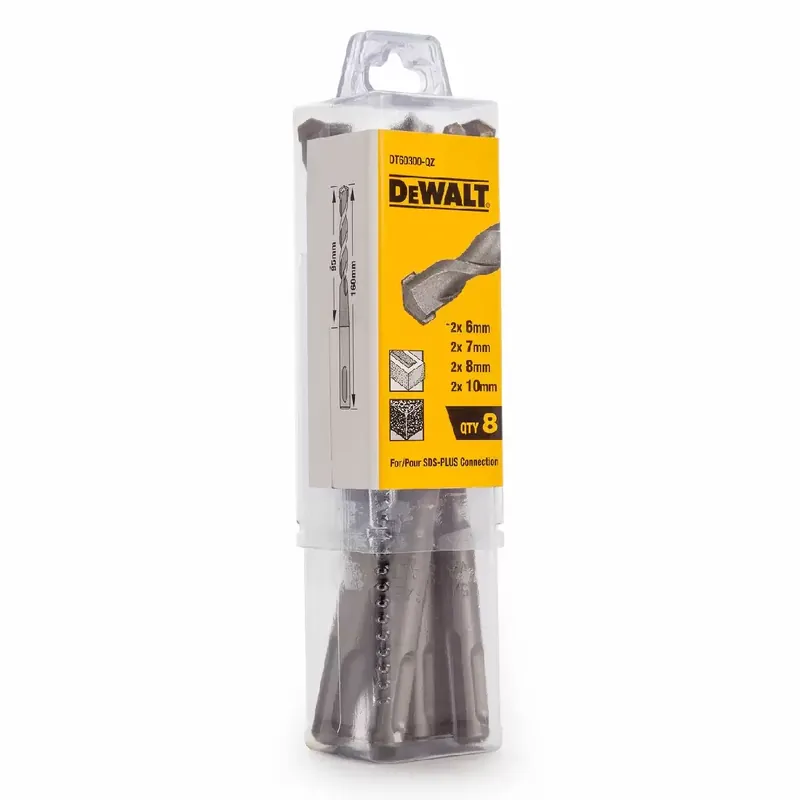 Set punte SDS Plus 100x160mm Art. DT60300 DeWalt Rechtstreeks Van De Fabrikant