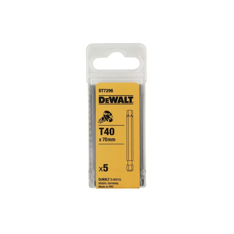 Inserto Torx 70mm T40 DT7296 DeWalt Koop Vandaag